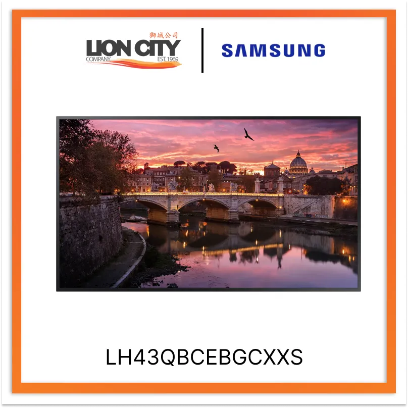 Samsung LH43QBCEBGCXXS QB43C QBC/QBB series | 16/7, 350nit, MagicInfo Built- In