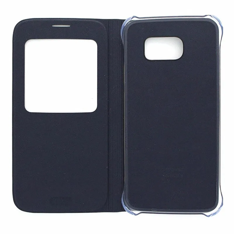 Samsung S-View Flip Cover Case for Samsung Galaxy S6 - Dark Blue