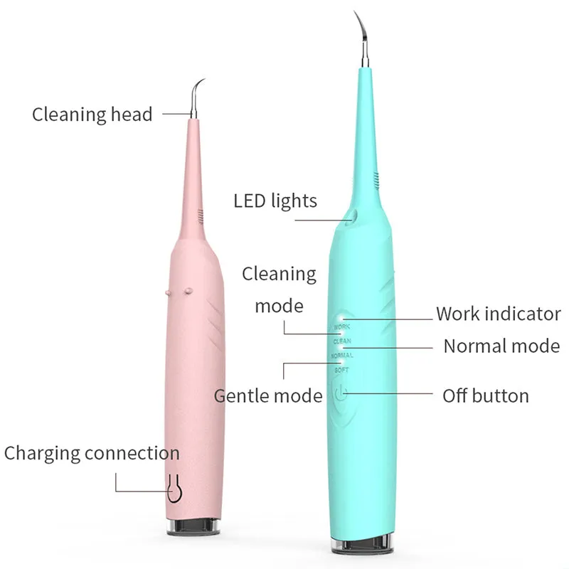 Second Generation Electric Sonic Dental Scaler Tooth Stains Remover