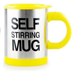 Self Stirring Stainless Steel Coffee Smart Mug /Double Insulated Stainless Steel Cup 400ml