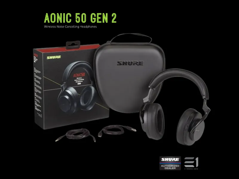 Shure Aonic 50 Gen 2 Over-Ear Noise Canceling Headphones