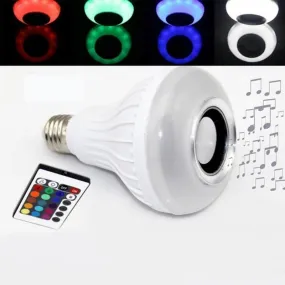 SMART BULB - Multi-Functional Remote Control BlueTooth Speaker LED Bulb