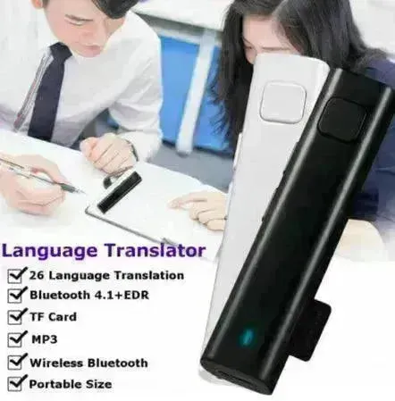 Smart Instant Voice to Voice Translator Mini Wireless Bluetooth Real Time Translation 26 Language Automatic Speech Travel Translato