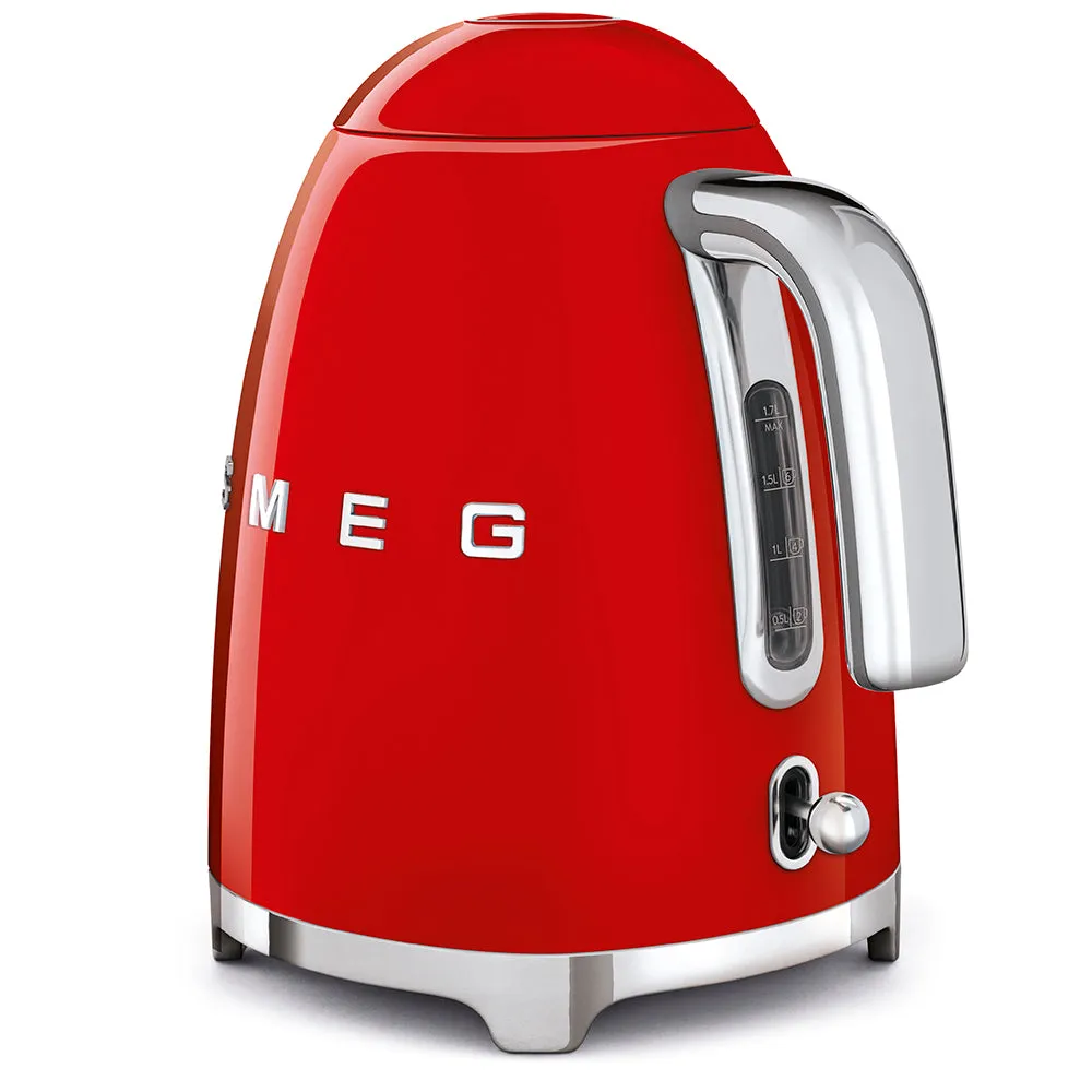 Smeg Electric Tea Kettle, Red