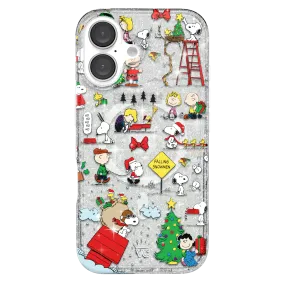 Snoopy Christmas Glitter iPhone Case