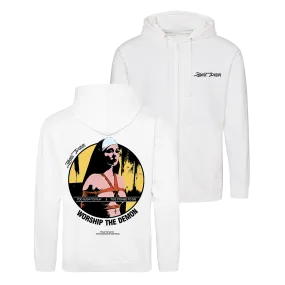 Sonic Demon - Nun Zip Hoodie - White