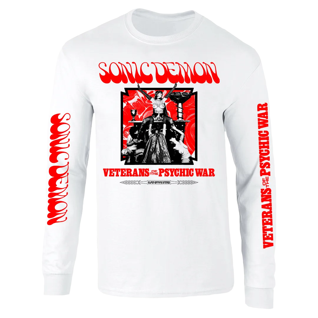 Sonic Demon - Psychic War Altar Longsleeve - White