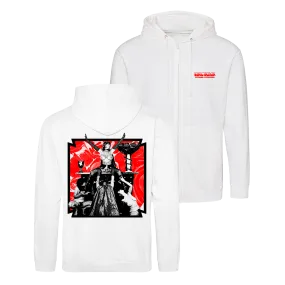 Sonic Demon - Psychic War Altar Zip Hoodie - White