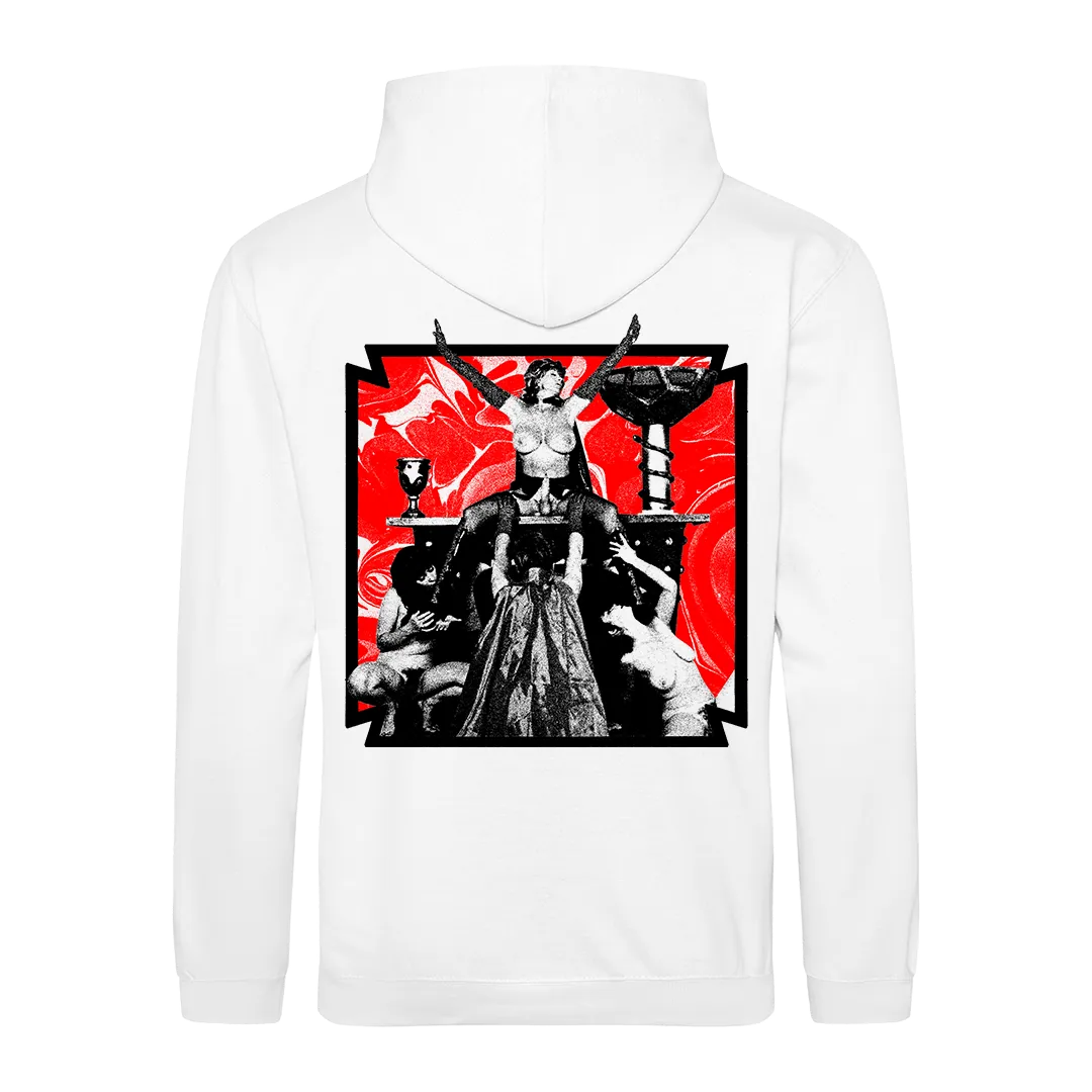 Sonic Demon - Psychic War Altar Zip Hoodie - White