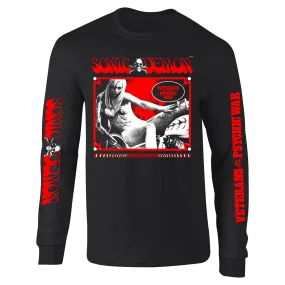 Sonic Demon - Psychic War Chopper Girl Longsleeve - Black