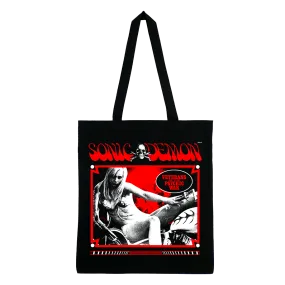 Sonic Demon - Psychic War Chopper Girl Tote Bag - Black