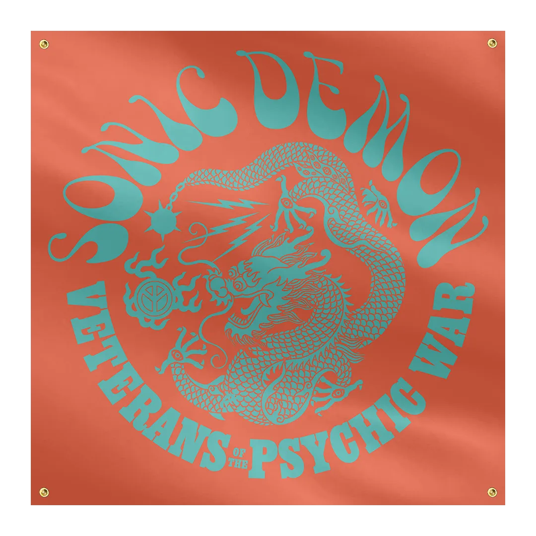 Sonic Demon - Psychic War Dragon Orange Flag