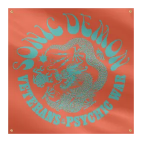 Sonic Demon - Psychic War Dragon Orange Flag