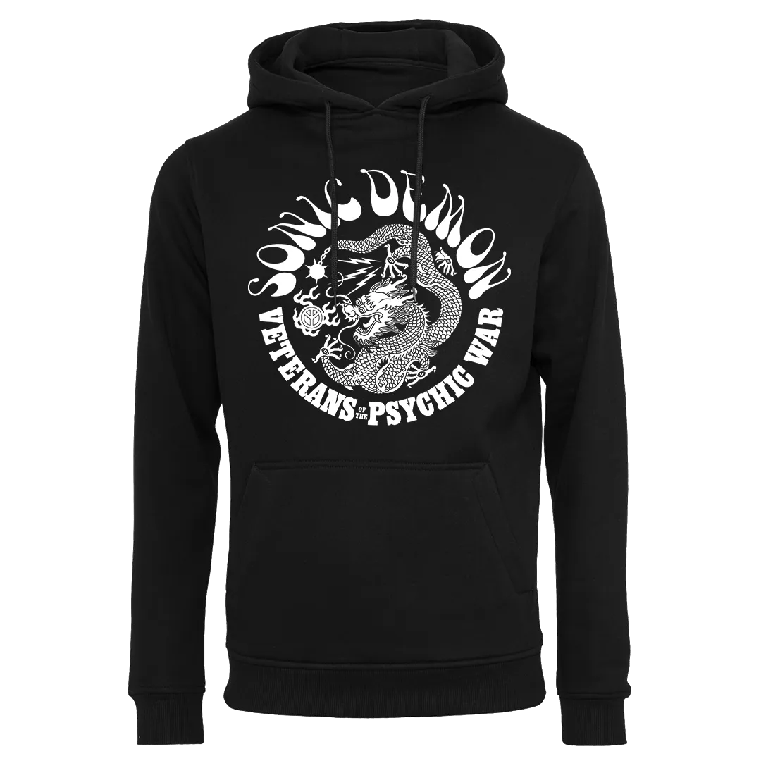 Sonic Demon - Psychic War Dragon Pullover Hoodie - Black