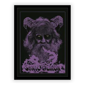 Sonic Demon - Smoking Beast Print - Framed