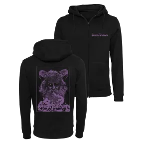 Sonic Demon - Smoking Beast Zip Hoodie - Black