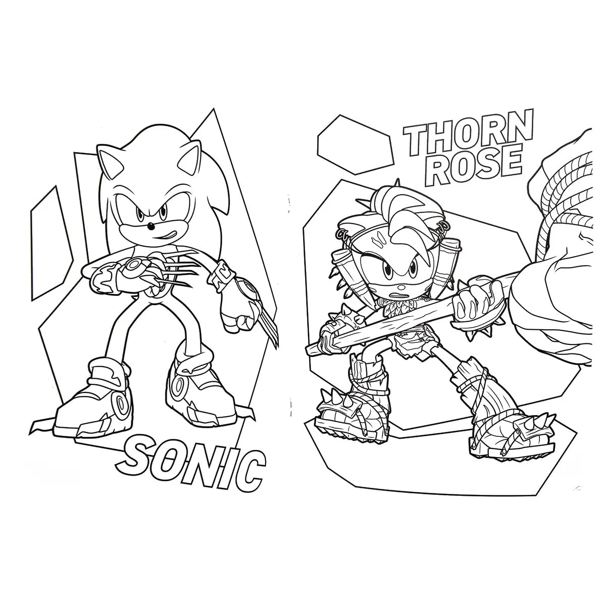 Sonic Prime Colouring Book