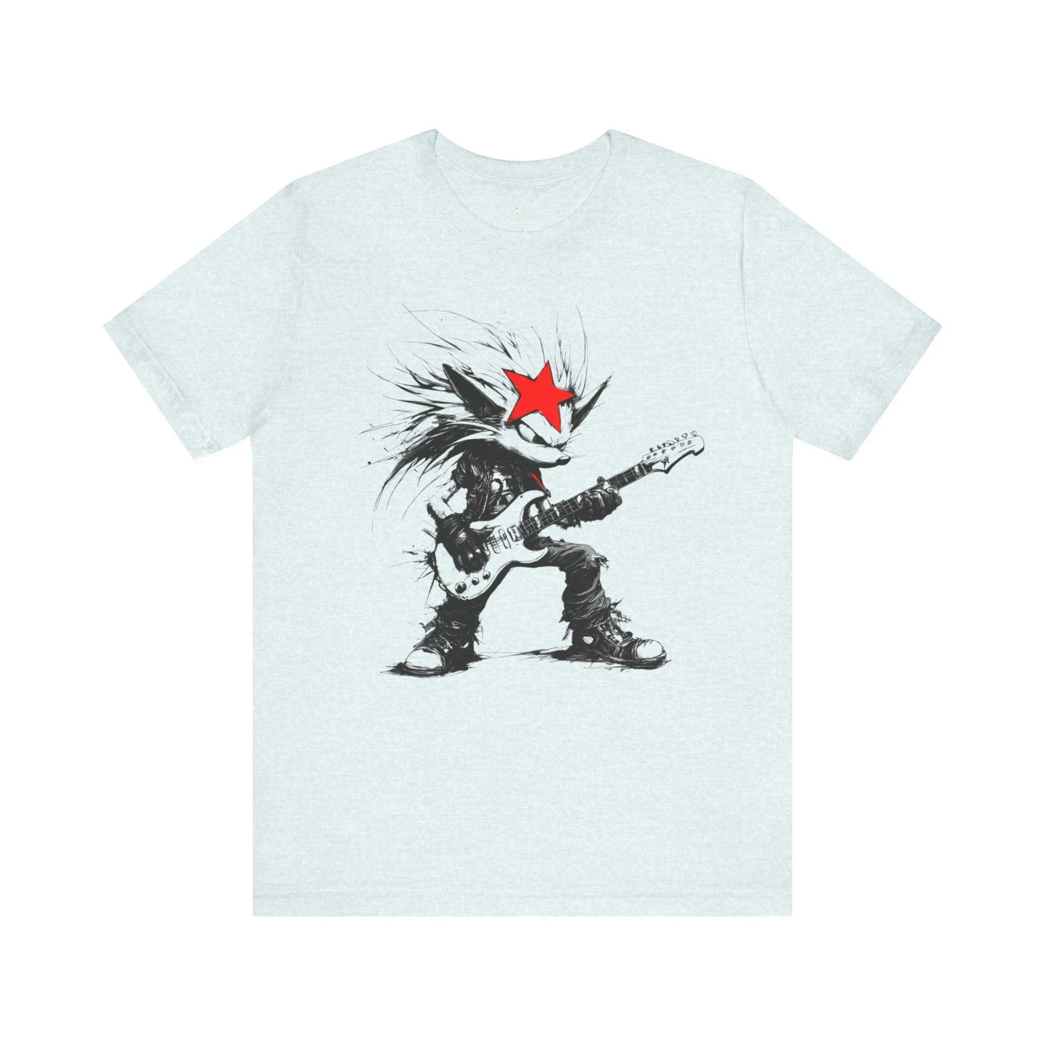 Sonic Rockstar Rebel Hedgehog T Shirt