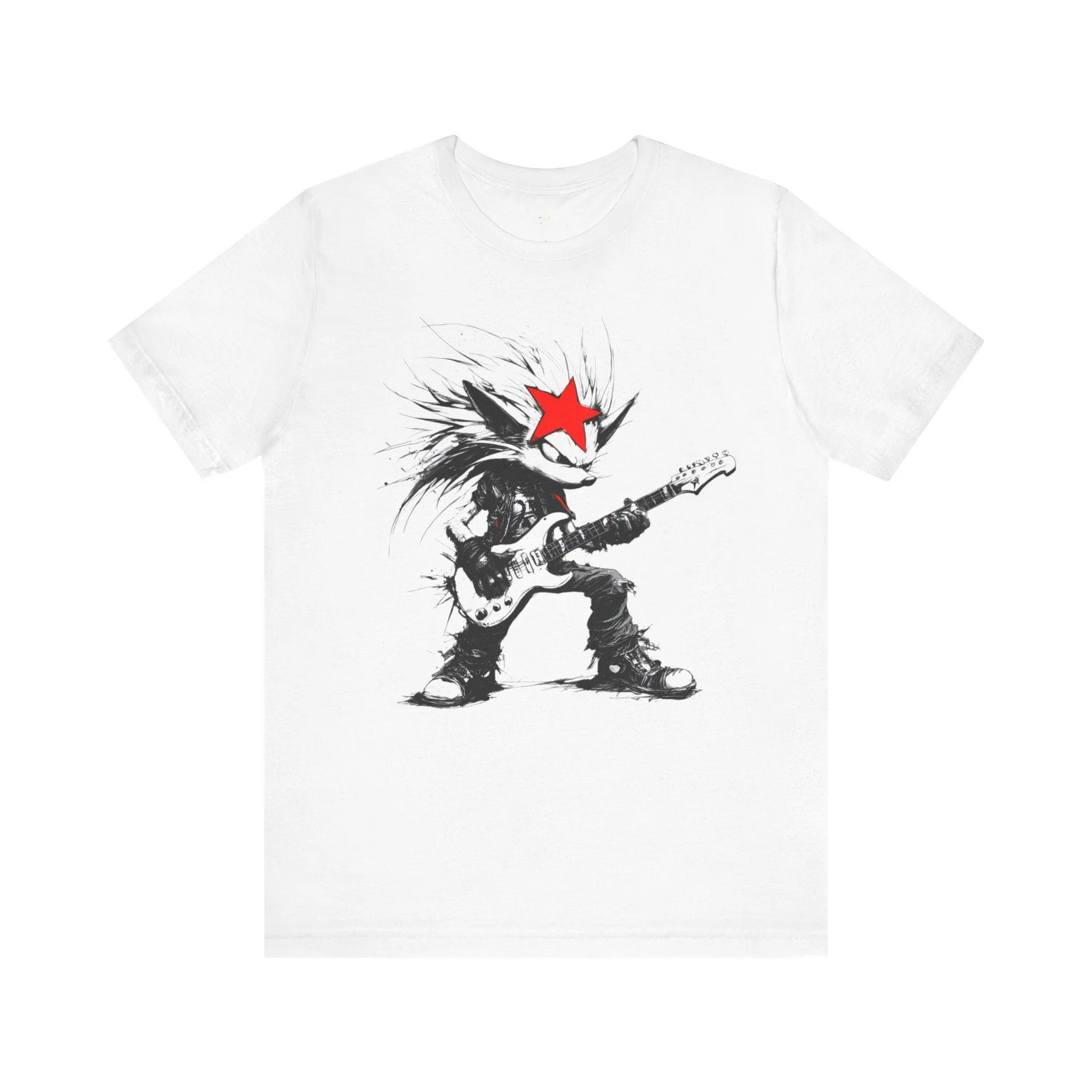 Sonic Rockstar Rebel Hedgehog T Shirt