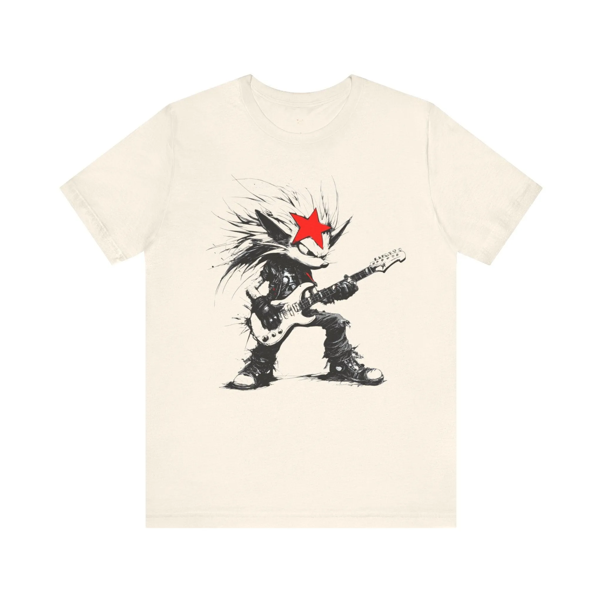 Sonic Rockstar Rebel Hedgehog T Shirt