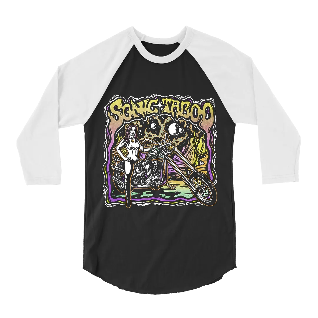 Sonic Taboo - Album (Colour) Raglan - Black/White