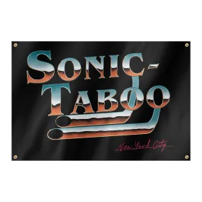 Sonic Taboo - Chrome Logo Flag