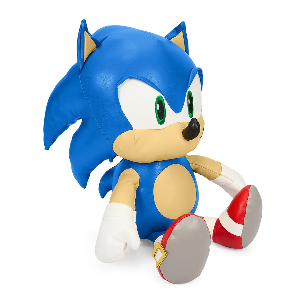 Sonic the Hedgehog 16” Premium Pleather Sonic Plush