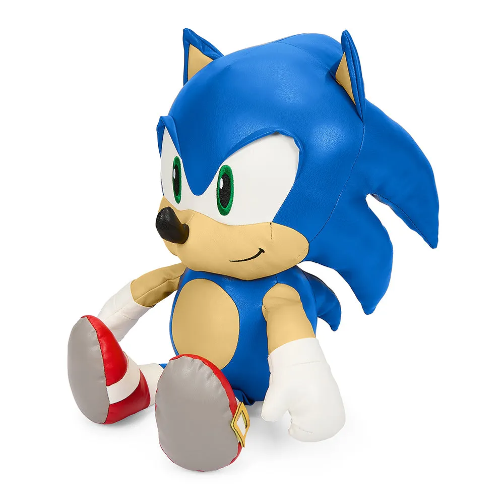 Sonic the Hedgehog 16” Premium Pleather Sonic Plush