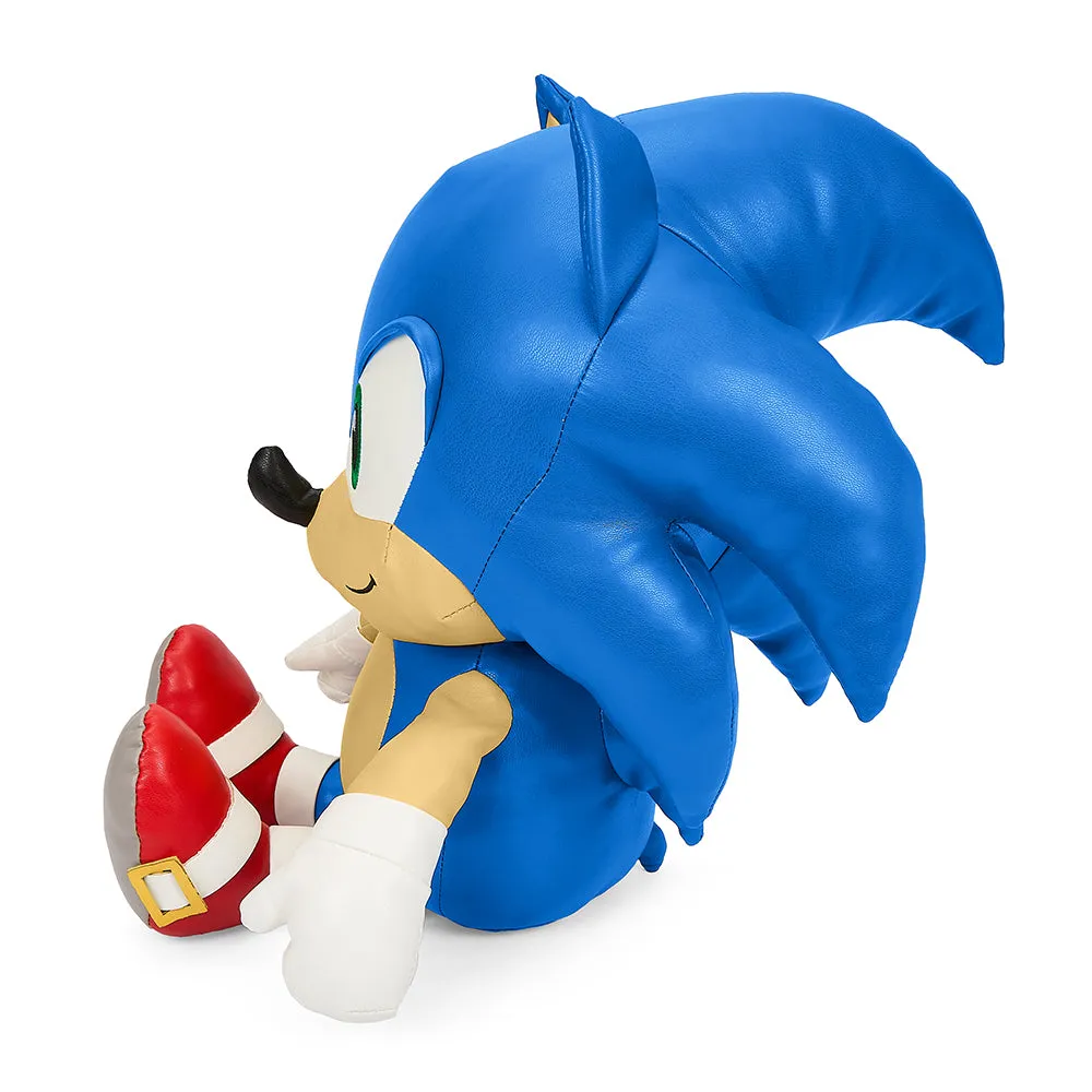 Sonic the Hedgehog 16” Premium Pleather Sonic Plush