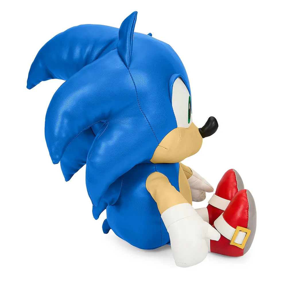 Sonic the Hedgehog 16” Premium Pleather Sonic Plush