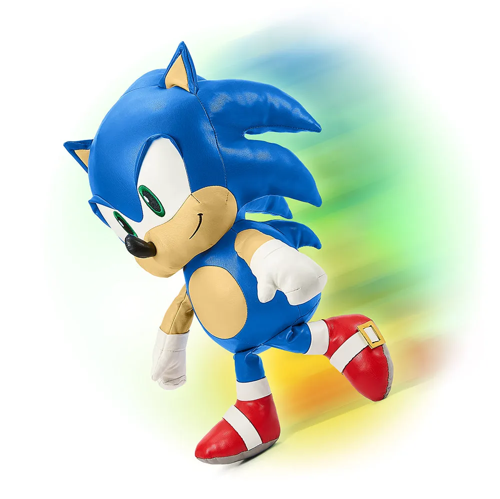 Sonic the Hedgehog 16” Premium Pleather Sonic Plush