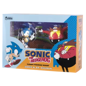 Sonic the Hedgehog - Coffret de figurines de Sonic et du Docteur Eggman au 1:16