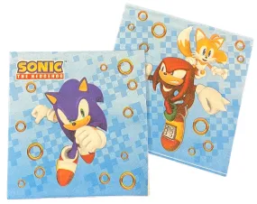 Sonic The Hedgehog Luncheon Napkins - 16 Napkins/Pack or 96 Napkins/Unit