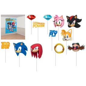 Sonic The Hedgehog Scene Setter With Props 16 Ct