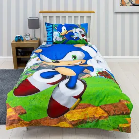 Sonic The Hedgehog Single Duvet Set