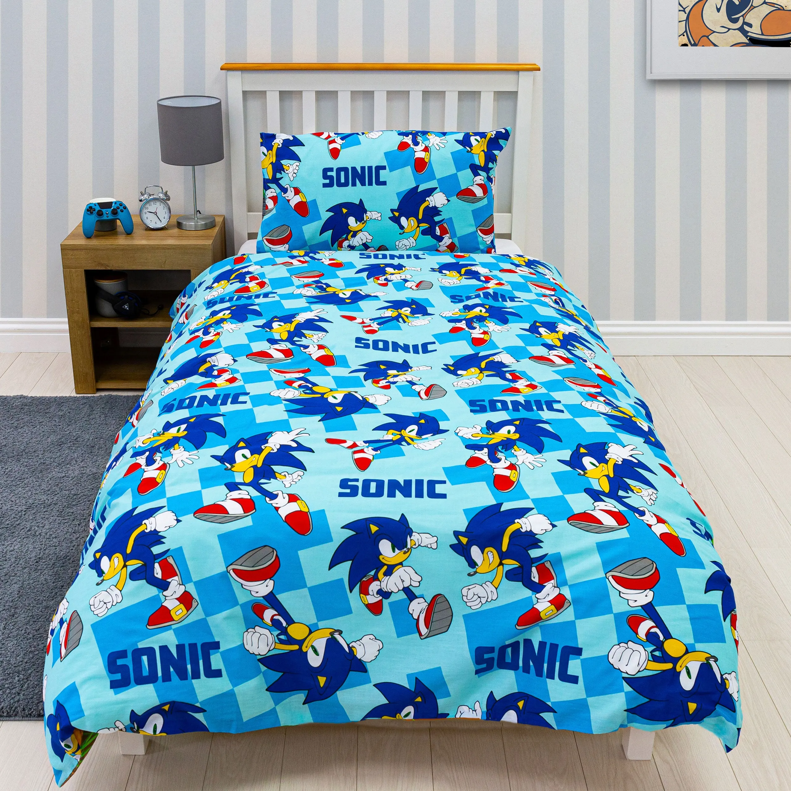 Sonic The Hedgehog Single Duvet Set