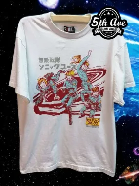 Sonic Youth Astronauts Japan Tour t shirt: Single Stitch Design with Iconic Graphics