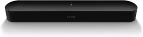 Sonos Beam (Gen 2) Compact Smart Soundbar for TV - Black