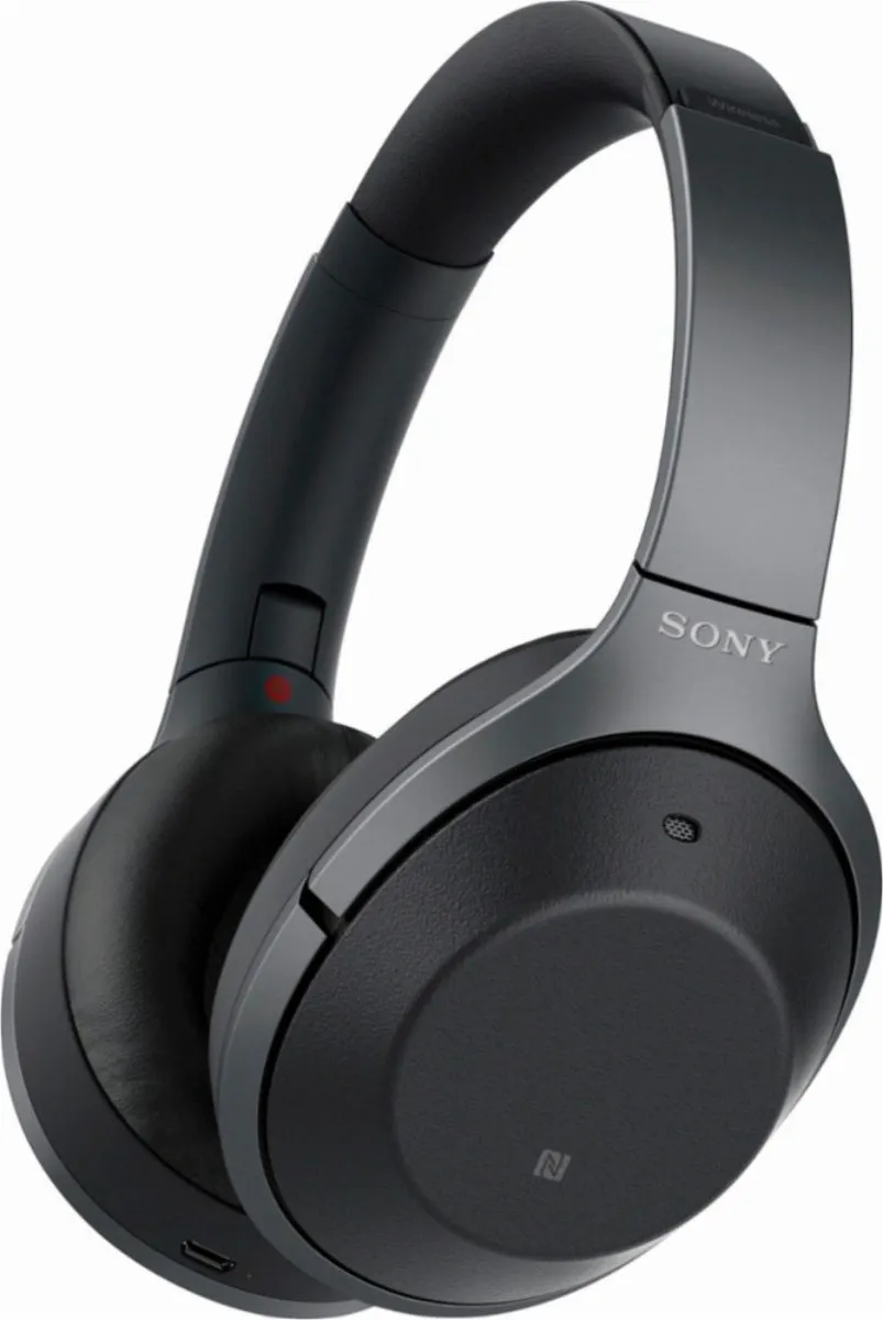 Sony Over-Ear Wireless Bluetooth Noise Cancelling Headphones WH-1000XM2 Black