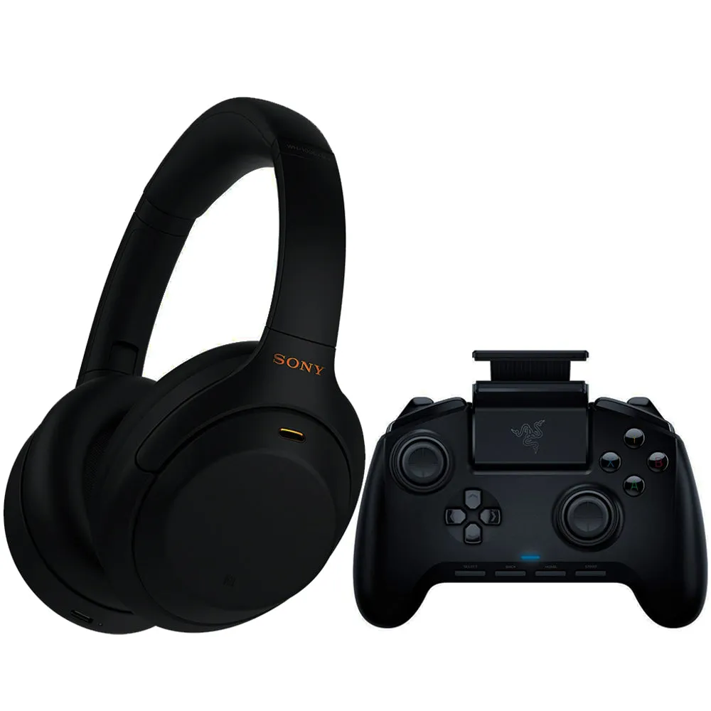 Sony WH-1000XM4 Wireless Headphones  Razer Raiju Mobile Gaming Controller for Android