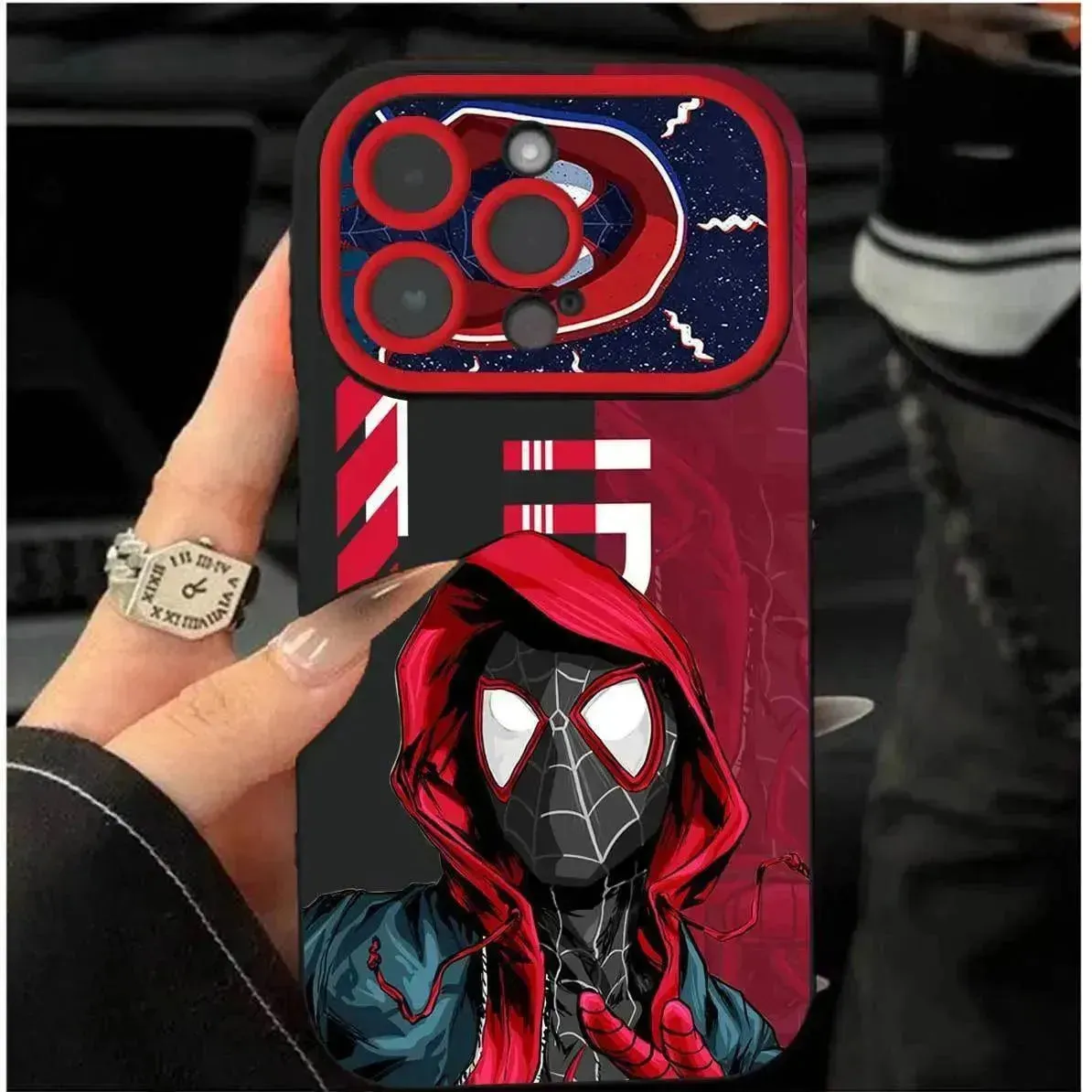 Spiderman Hoodie Phone Case (For iPhones)