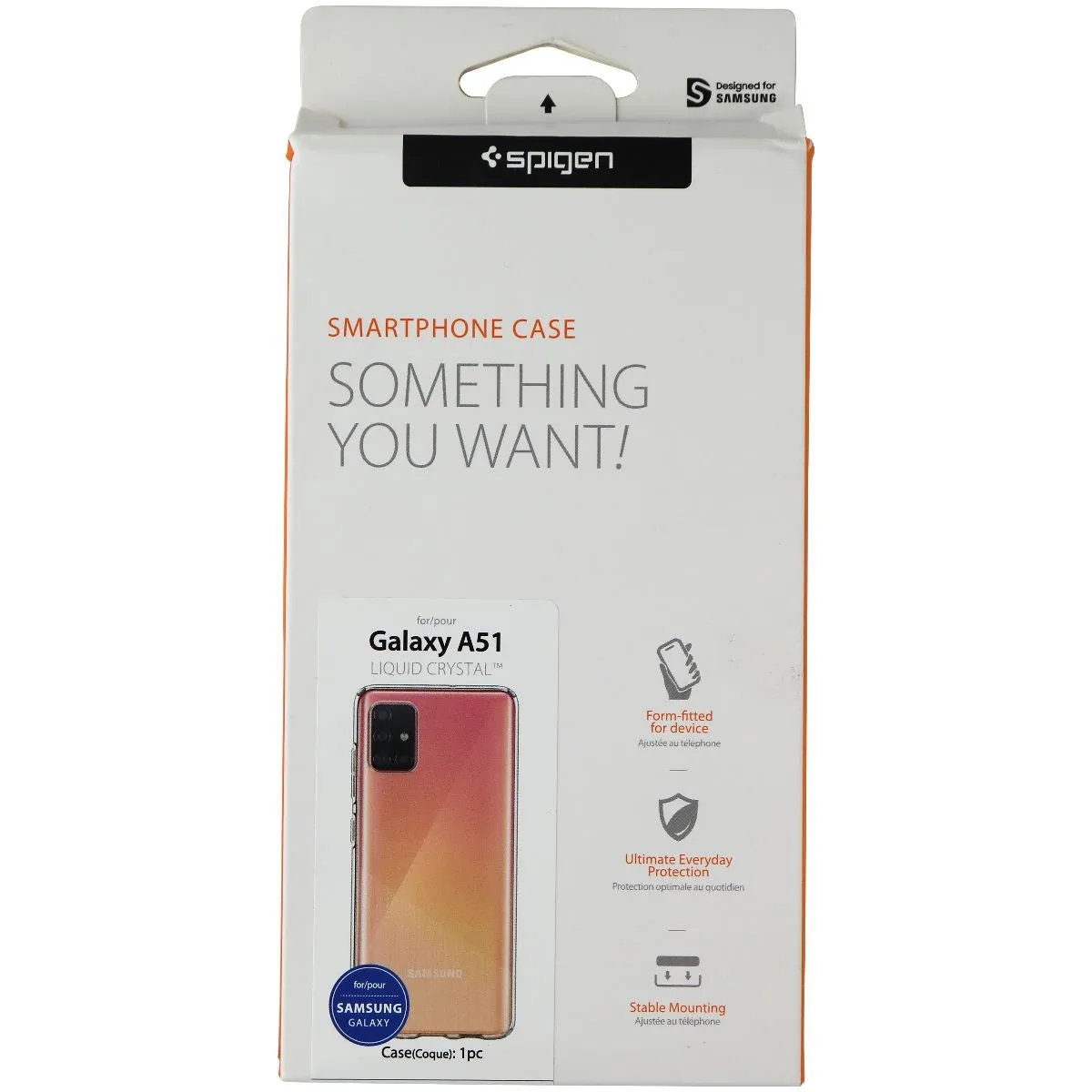 Spigen Liquid Crystal Series Case for Samsung Galaxy A51 - Crystal Clear