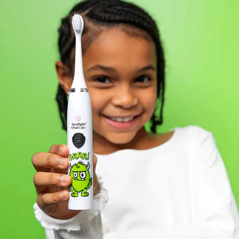 Spotlight Oral Care Electric Toothbrush for Kids - Monster