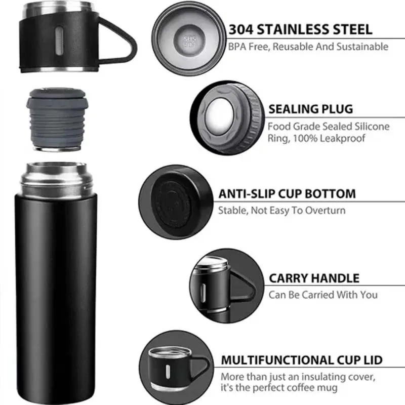 Stainless Steel 50Stainless Steel 500ml Flask0ml Flask