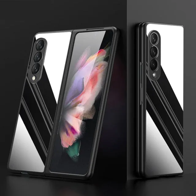 Stainless Steel Phone Case For Samsung Galaxy Z Fold 3