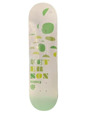 Stereo Clint Peterson Green Blots 7.75" Classic Skateboard Deck