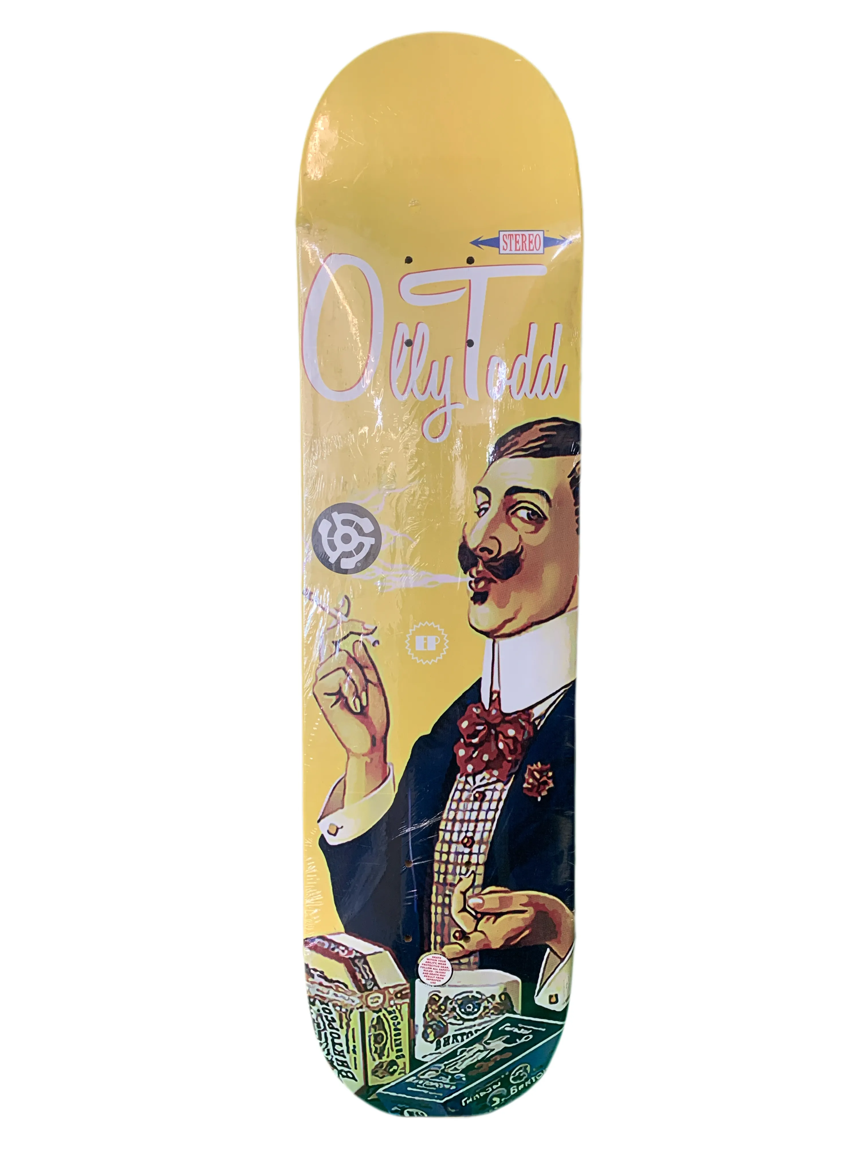 Stereo Olly Todd Gentlemen Smoker 7.5" Classic Skateboard Deck