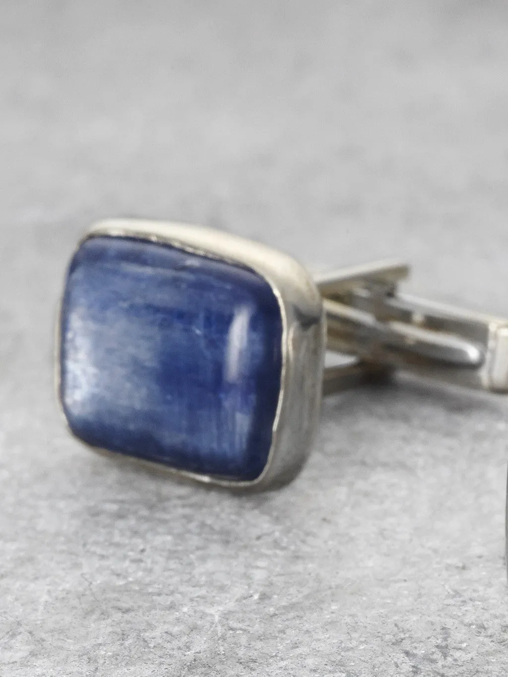 Sterling Kyanite Cufflinks