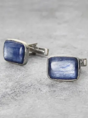 Sterling Kyanite Cufflinks