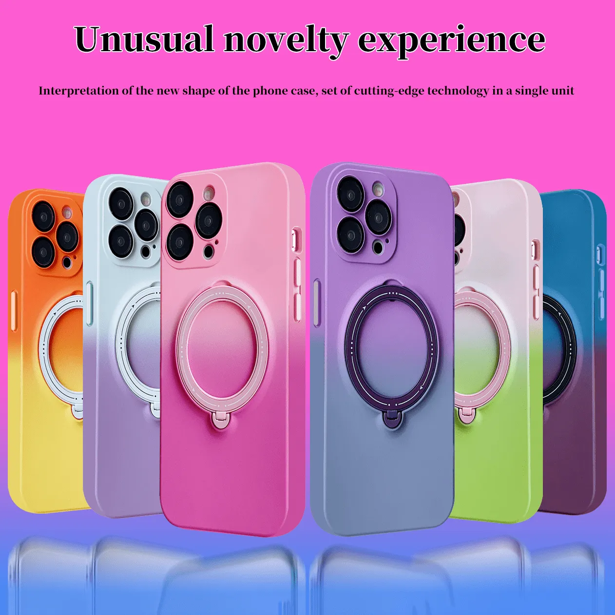 Stylish Magnetic Wireless Charging Case for iPhone